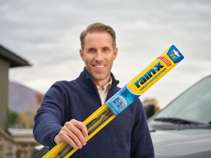Rain-X 820149 WeatherBeater Wiper Blades, 22" Windshield Wipers (Pack of 2)