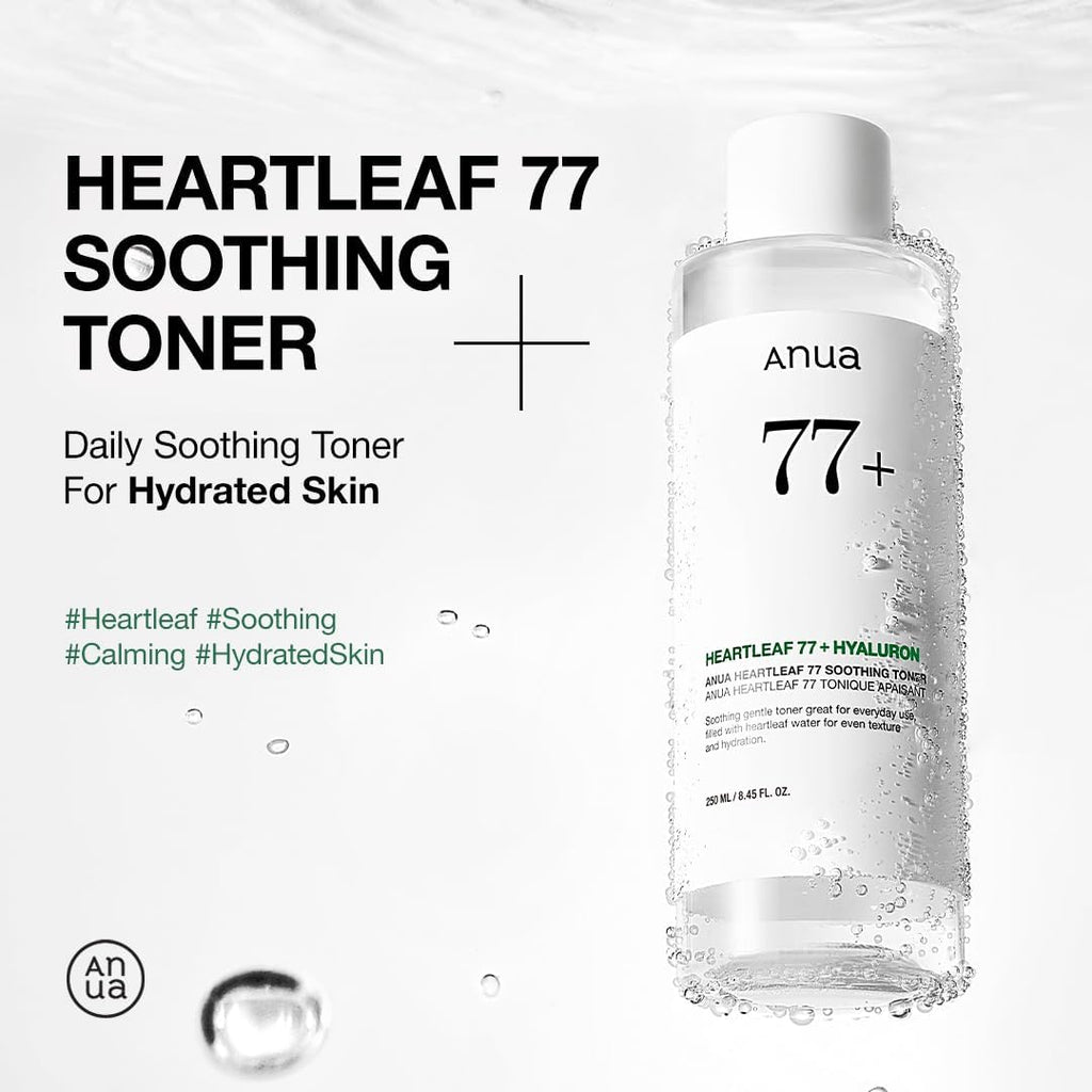 Anua Heartleaf 77 Soothing Toner, Moisturizing & Calming Facial Toner for