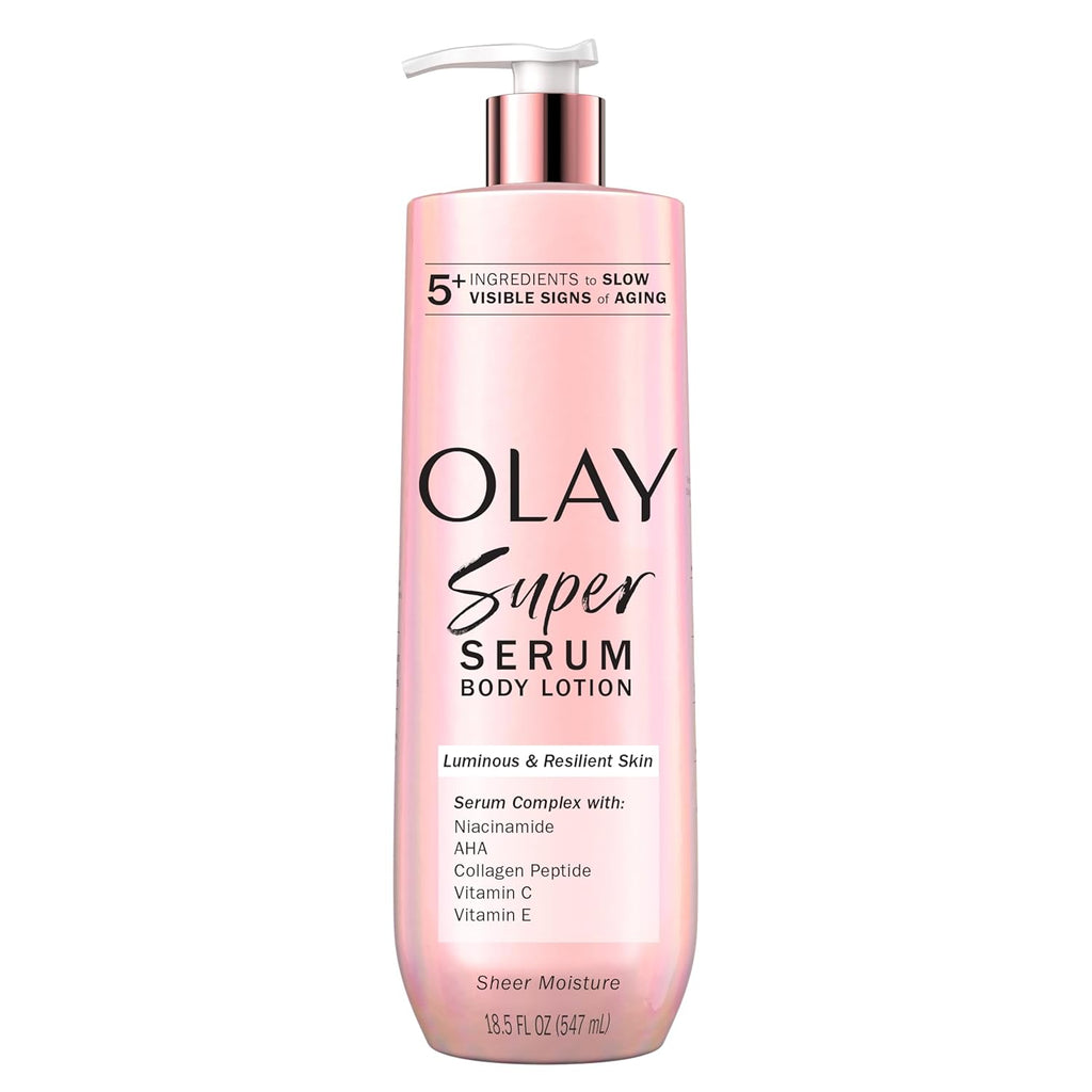 Olay Super Serum Hand & Body Lotion for Dry Skin, 24hr Long Lasting