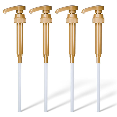 4 Pcs Coffee Syrup Pump Dispenser - Works as Skinny and Torani Syrup Pump
