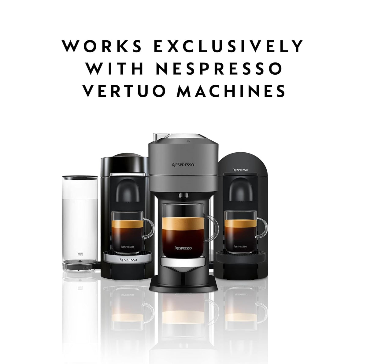 Nespresso Capsules Vertuo, Variety Pack, Medium and Dark Roast Coffee, 30