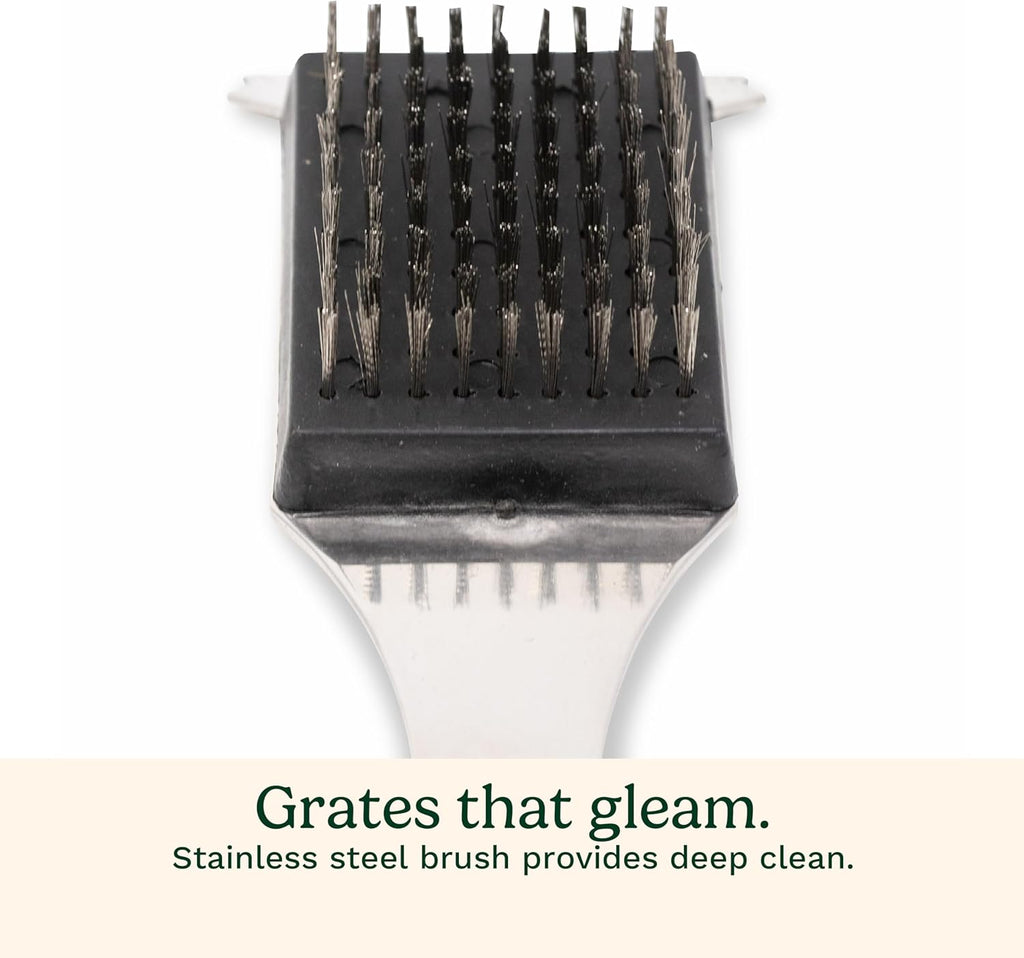 Cuisinart Stainless Steel 16.5" Long Handle Grill Cleaner Brush and Scraper