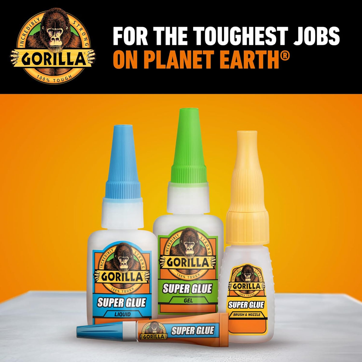 Gorilla Super Glue Gel XL, Clear 25g (Pack of 1) - Fast‰ÛÔSetting, No‰ÛÔDrip