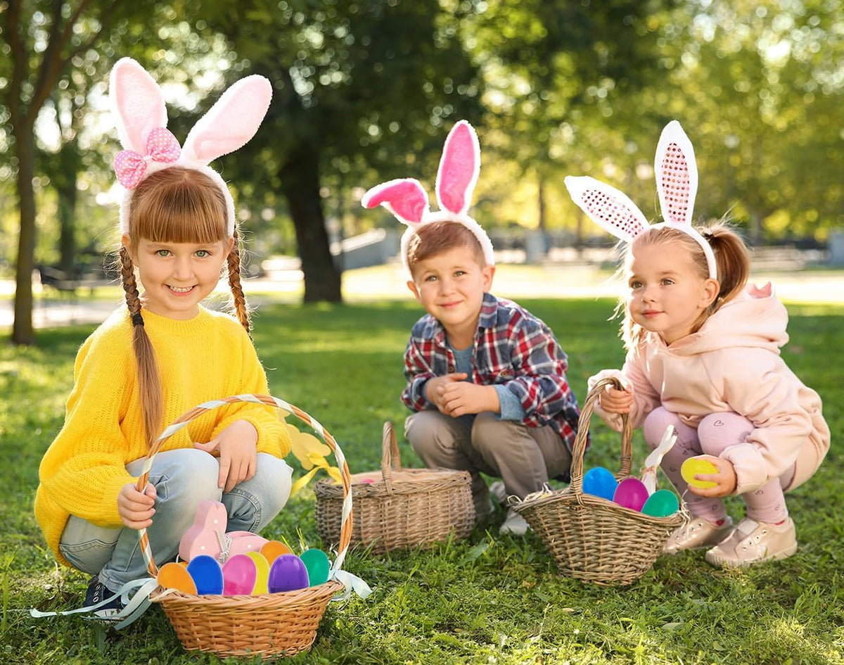 The Dreidel Company Fillable Easter Eggs 50-Pack with Hinge Bulk Colorful