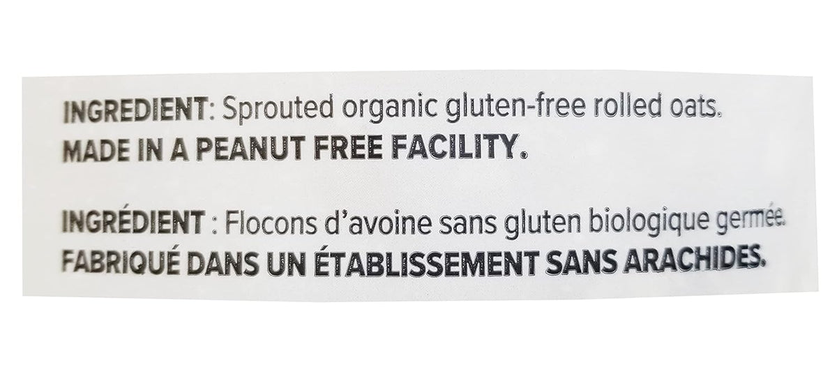 One Degree Organic Foods, Gluten Free Sprouted Rolled Oats, 2.27kg/5 lbs.