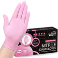 SwiftGrip Pink Nitrile Gloves, 3-mil, Industrial Gloves Disposable Latex