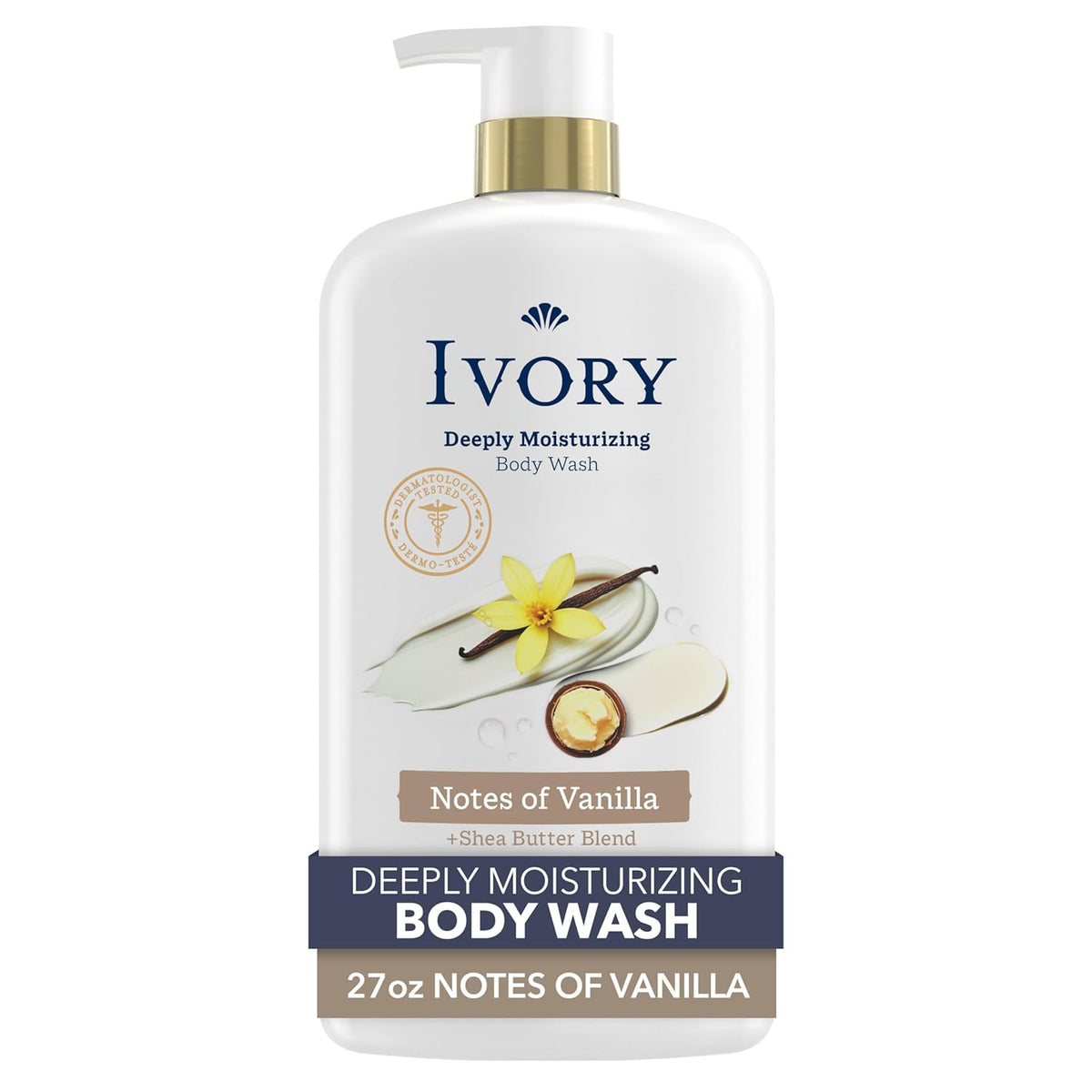 Ivory Body Wash, Deeply Moisturizing, 24hr Nourishing Hydration, Soothes