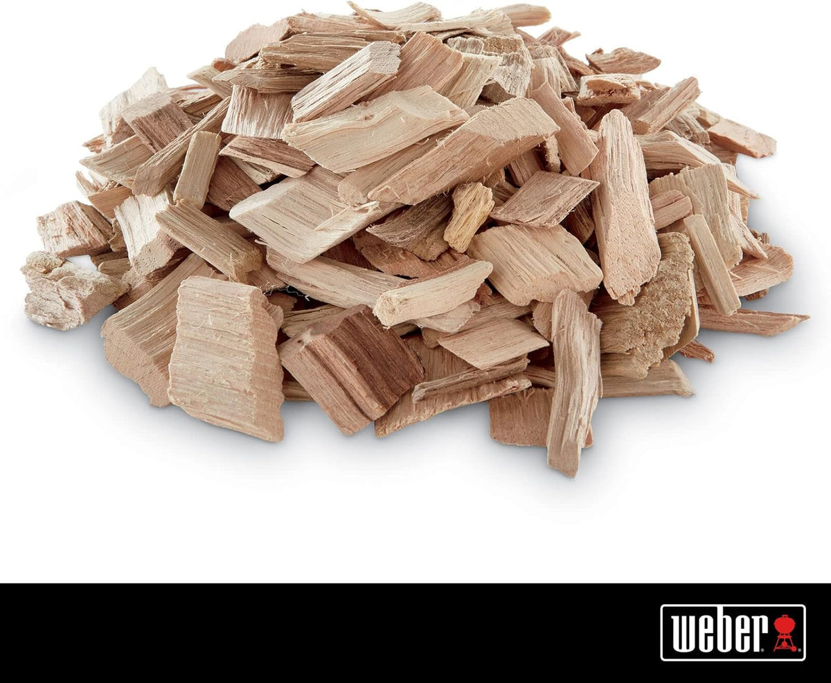 Weber Apple Wood Chips, 2 lb ‰ÛÒ Premium BBQ Smoking & Grilling Chips for