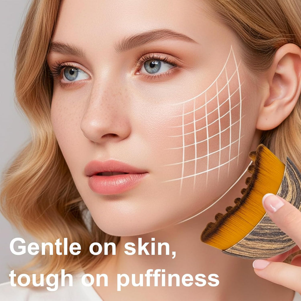 Stainless Steel Gua Sha Tool & Lymphatic Drainage Face Brush Set, TWPER