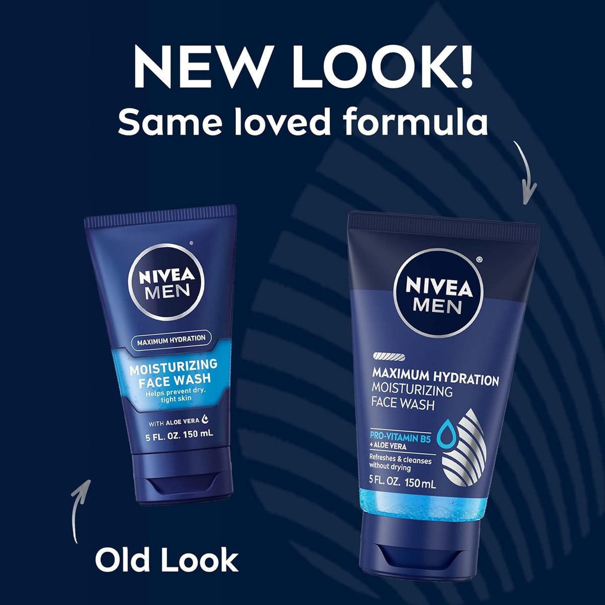NIVEA MEN Maximum Hydration Face Wash, Face Wash with Provitamin B5 and Aloe