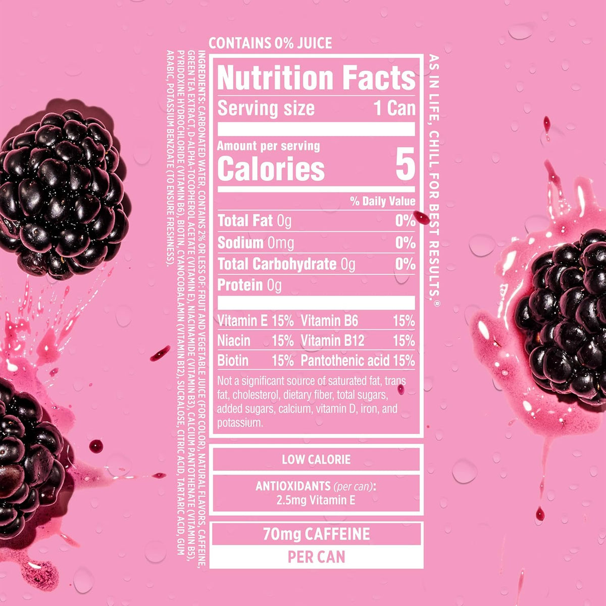 Sparkling Ice Caffeine Black Raspberry Sparkling Water with Caffeine, Zero