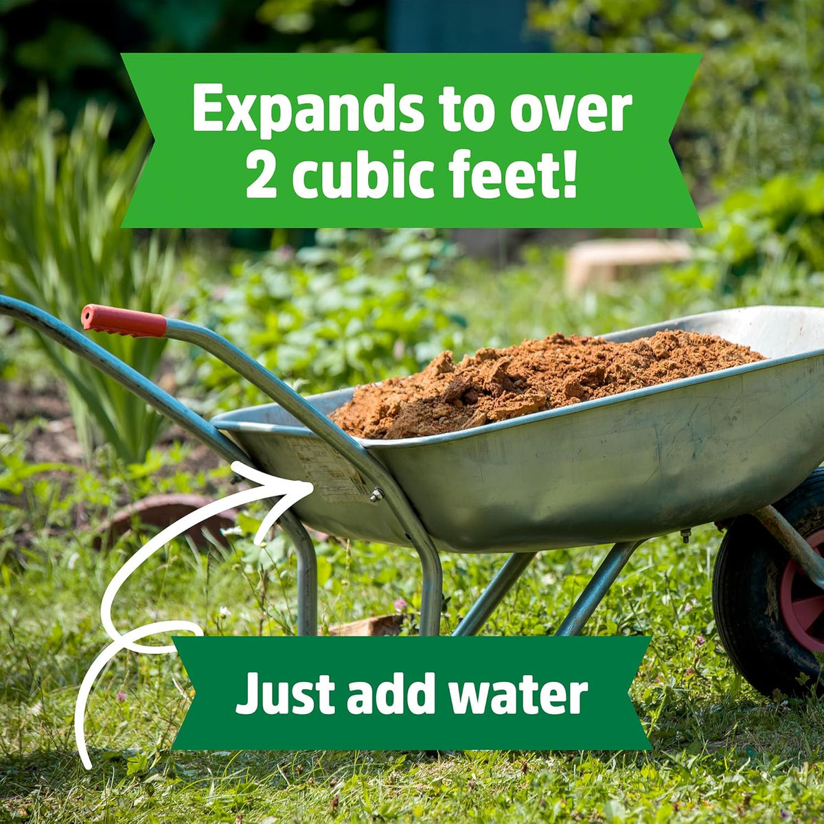 Back to The Roots Organic Coir, 51 Quart Expanding Soil, Great for Seeds and