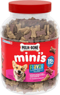 Milk-Bone Flavor Snacks Mini‰۪s Dog Biscuits, Flavored Crunchy Dog Treats, 36