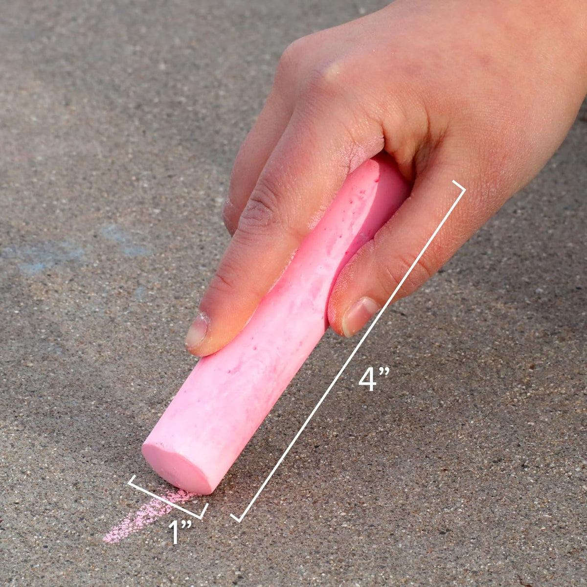Kid Made Modern Non Toxic Sidewalk Chalk Bucket (24 Count) - Washable Colored