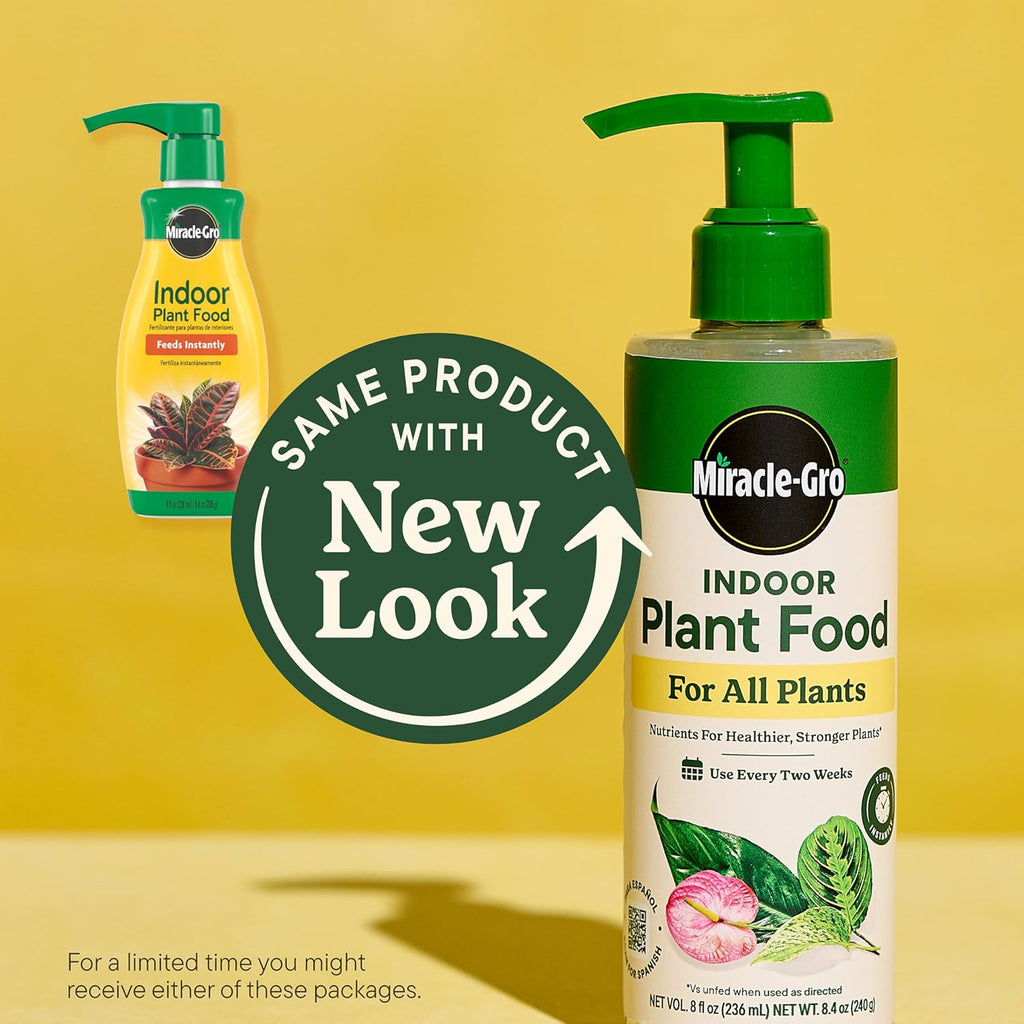 Miracle-Gro Indoor Plant Food for All Plants, Liquid Plant Food for