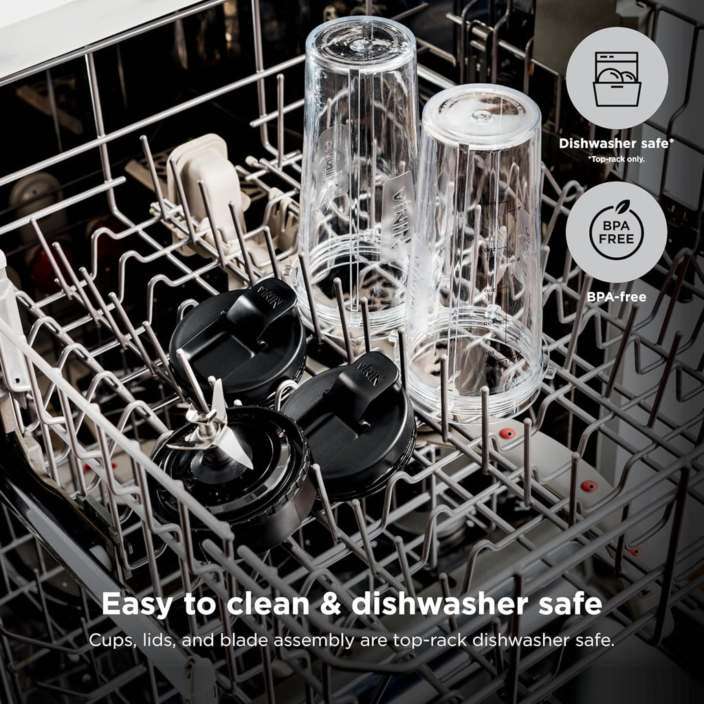 Ninja Fit Compact Personal Blender, Portable Blender for-Smoothies, Shakes